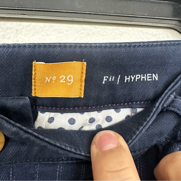 Pilcro And The Letterpress Pants Womens No 29 Blue Fit Hyphen Stripes - Picture 5 of 12